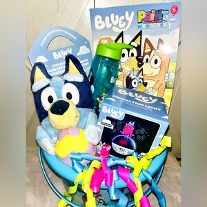 Disney’s Bluey Easter Basket Gift Bundle Lot NWT